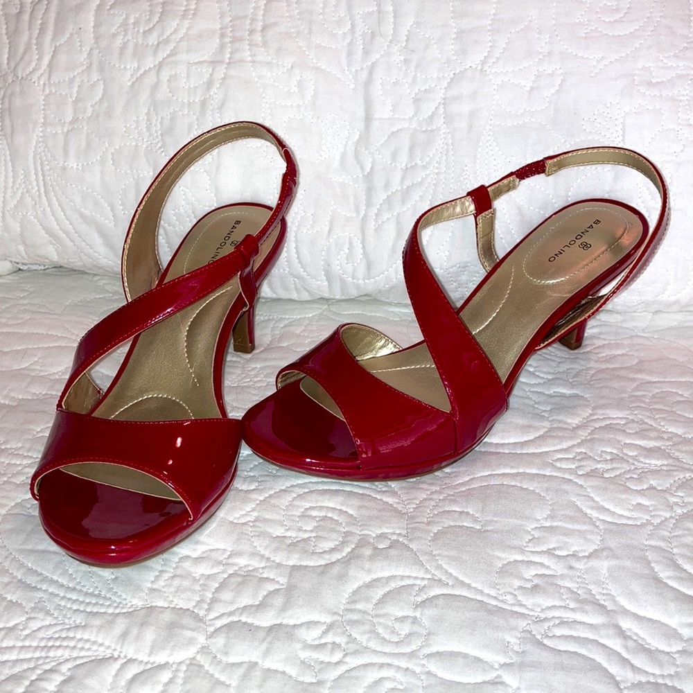 Bandolino red sandals size 9. BUNDLE special